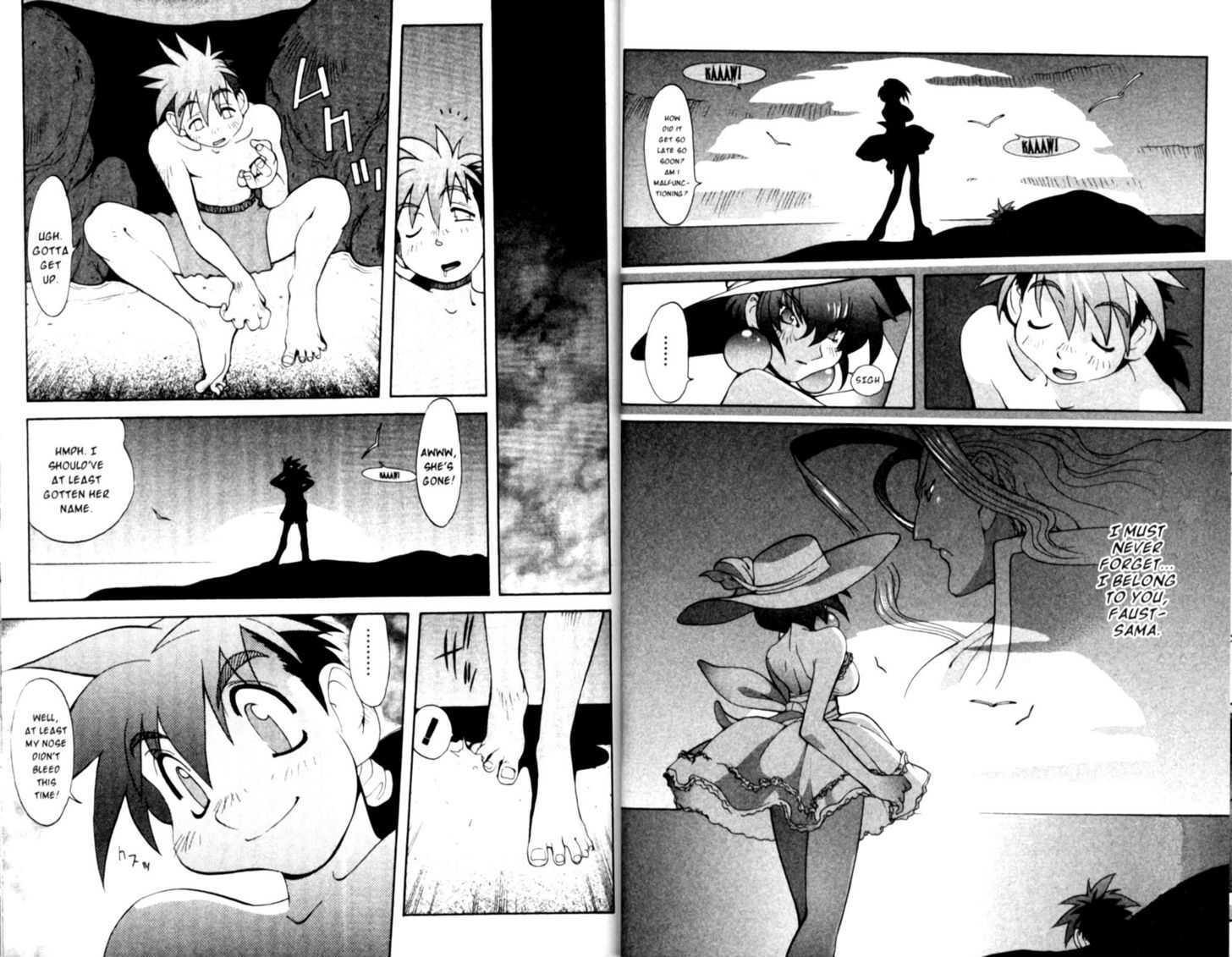 Saber Marionette J Chapter 13 page 19 - Chapter 13 : Love Storm on a Beach