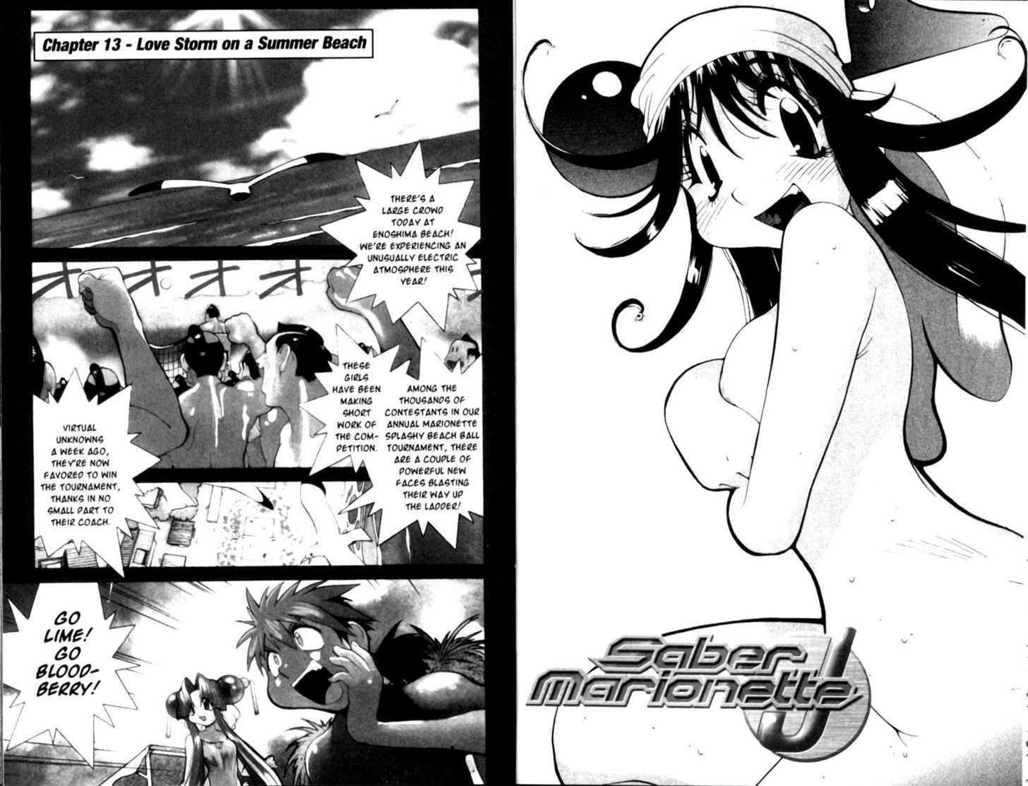 Saber Marionette J Chapter 13 page 7 - Chapter 13 : Love Storm on a Beach
