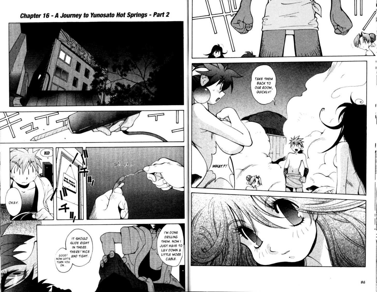 Saber Marionette J Chapter 16 page 1 - Chapter 16 : A Journey To Yunasato Hot Springs (Part 2)