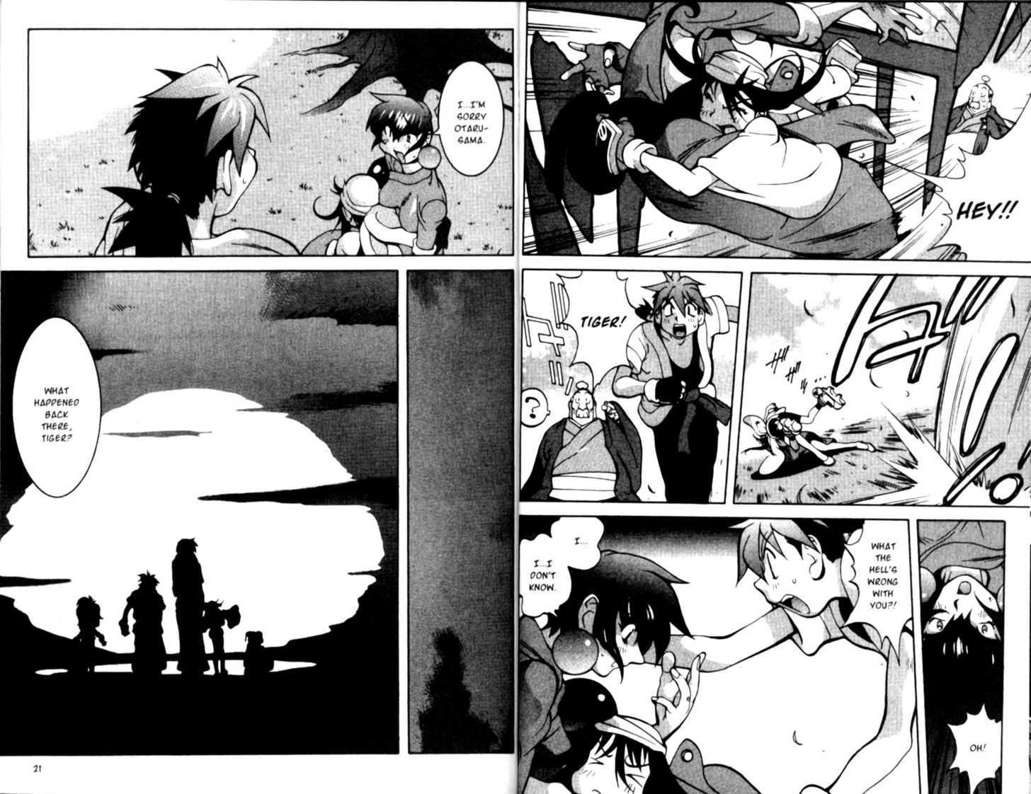 Saber Marionette J Chapter 20 page 13 - Chapter 20 : The Dark Rain