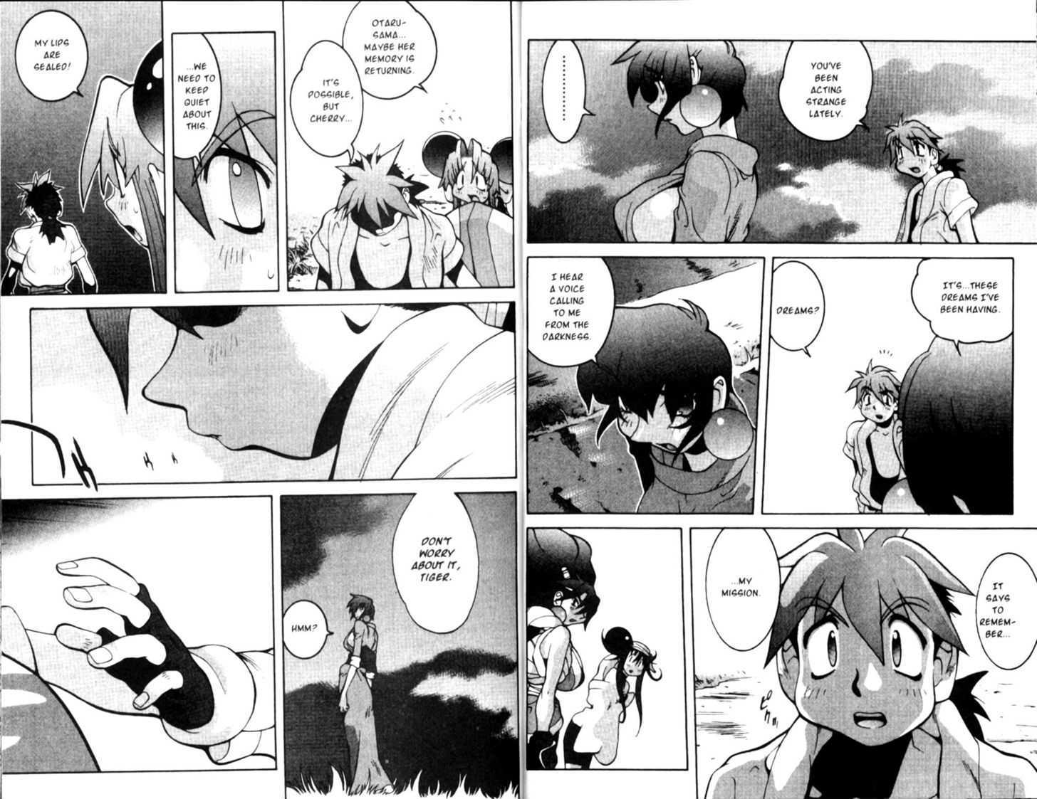 Saber Marionette J Chapter 20 page 14 - Chapter 20 : The Dark Rain