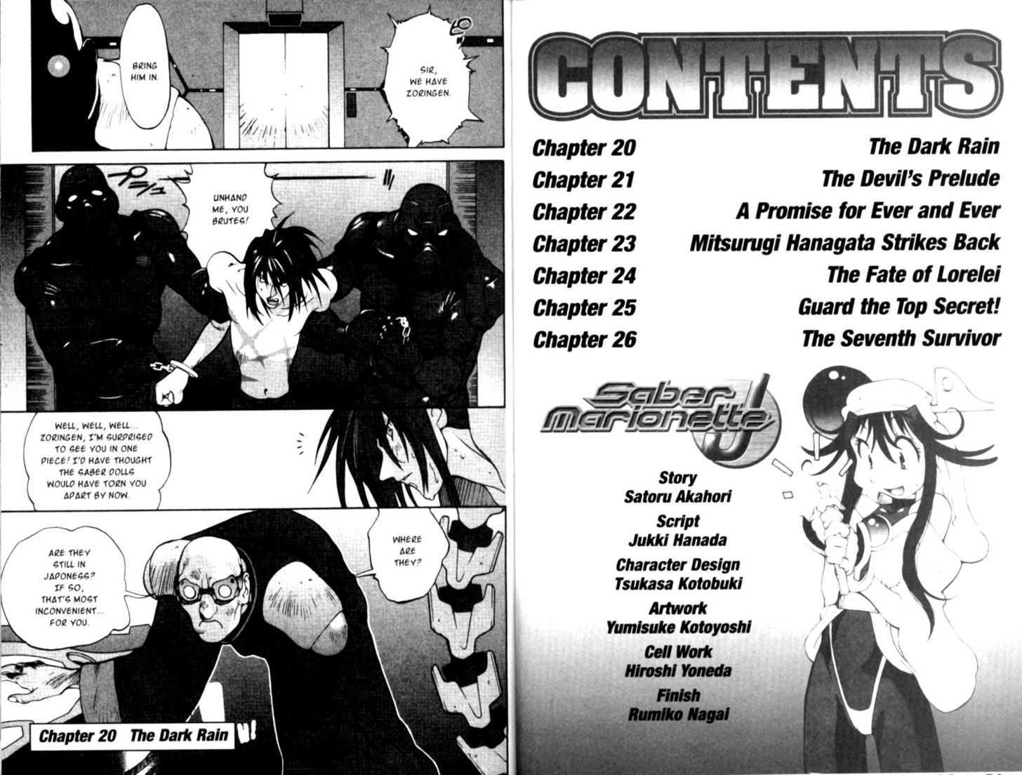 Saber Marionette J Chapter 20 page 7 - Chapter 20 : The Dark Rain