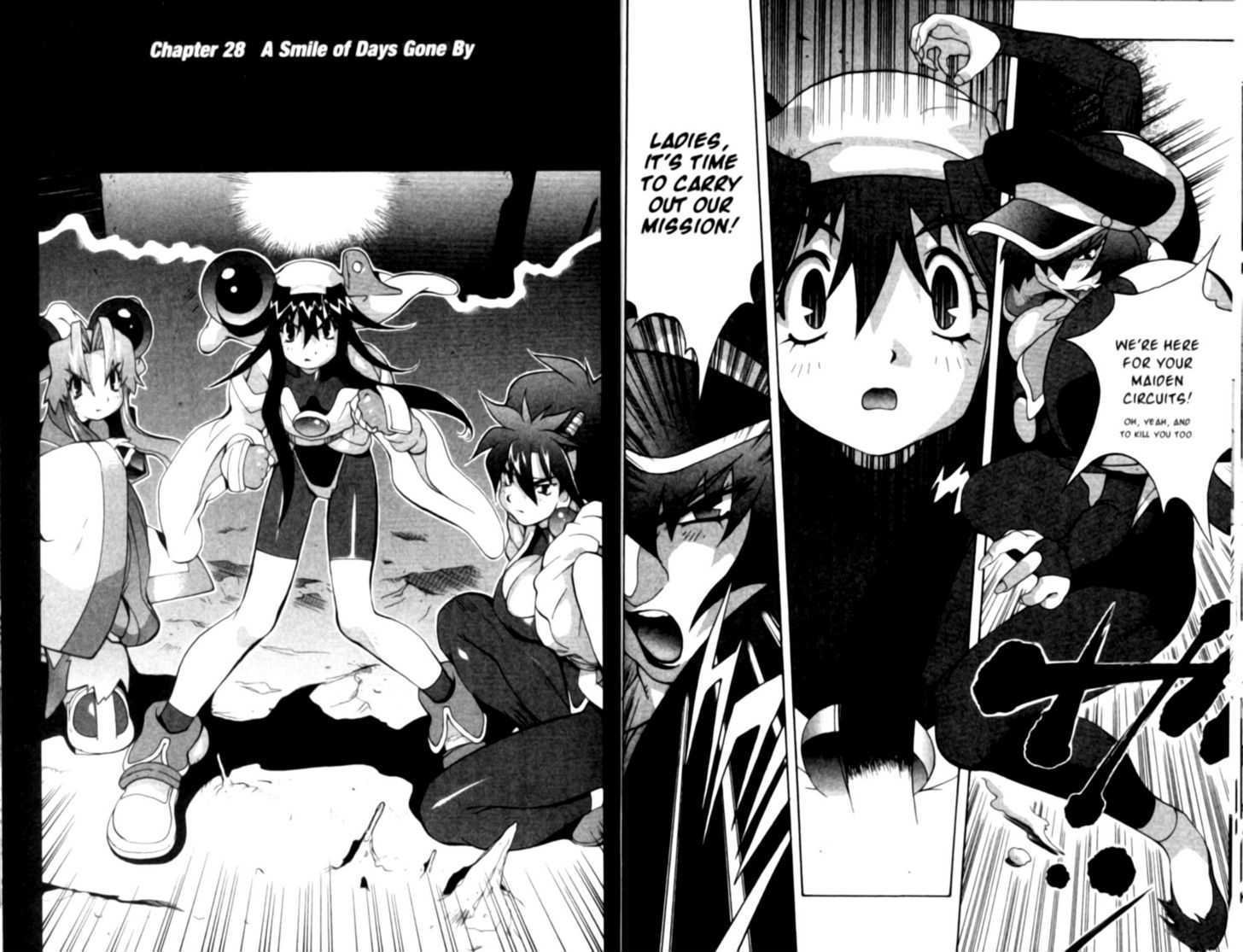 Saber Marionette J Chapter 28 page 1 - Chapter 28 : A Smile of Days Gone By