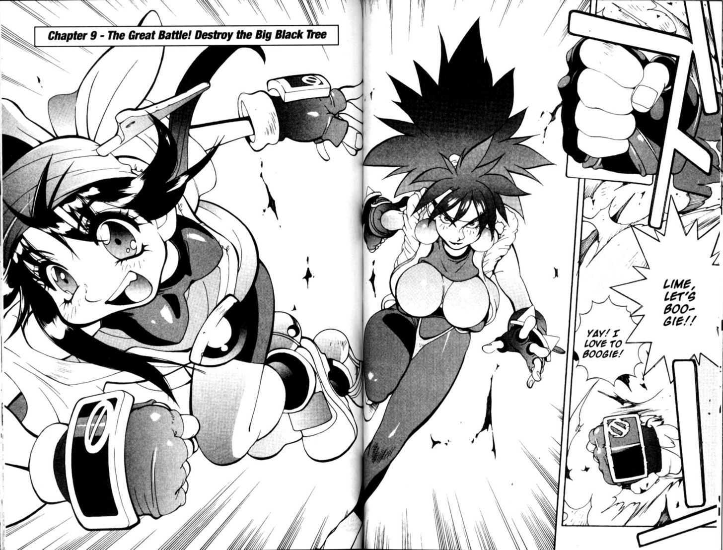 Saber Marionette J Chapter 9 page 1 - Chapter 9 : The Great Battle! Destrot the Big Black Tree