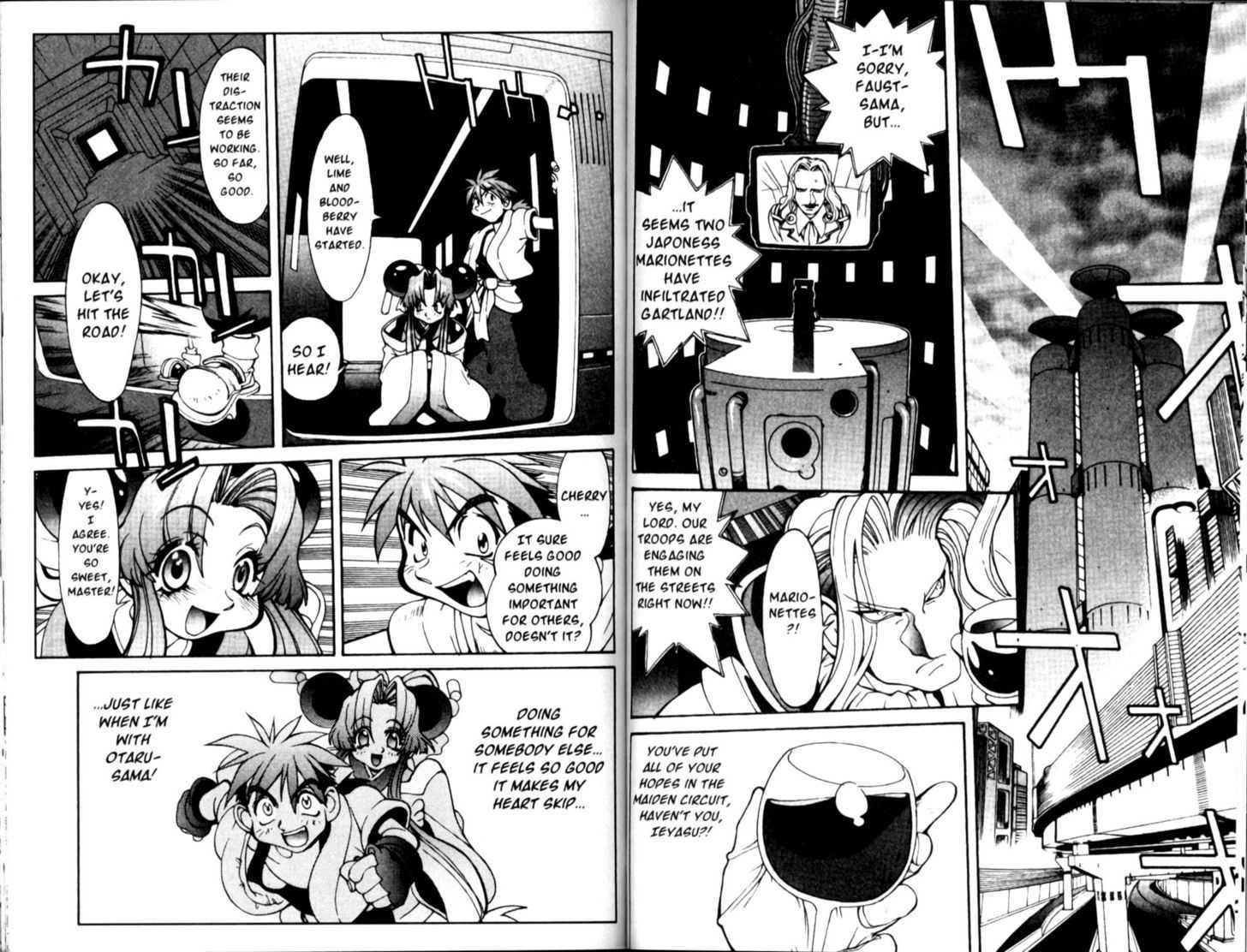 Saber Marionette J Chapter 9 page 2 - Chapter 9 : The Great Battle! Destrot the Big Black Tree