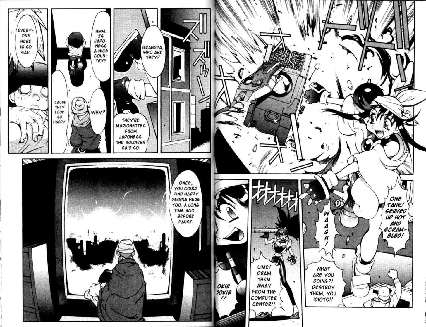 Saber Marionette J Chapter 9 page 3 - Chapter 9 : The Great Battle! Destrot the Big Black Tree