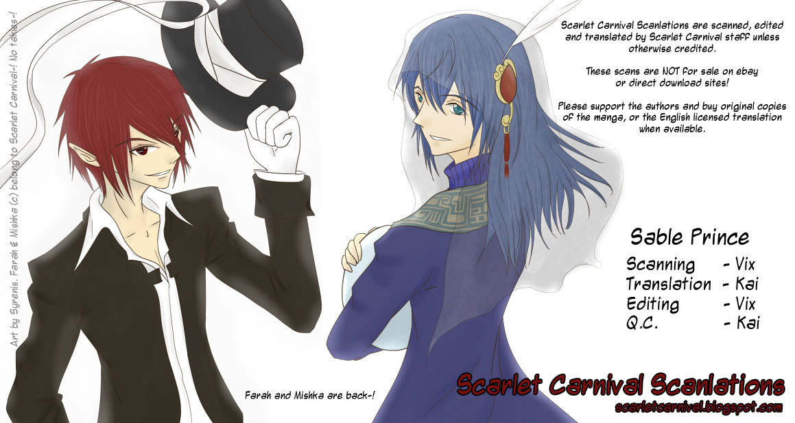 Sable Prince Chapter 10 page 1 - Chapter 10: The Prince, His Follower and a Mirror