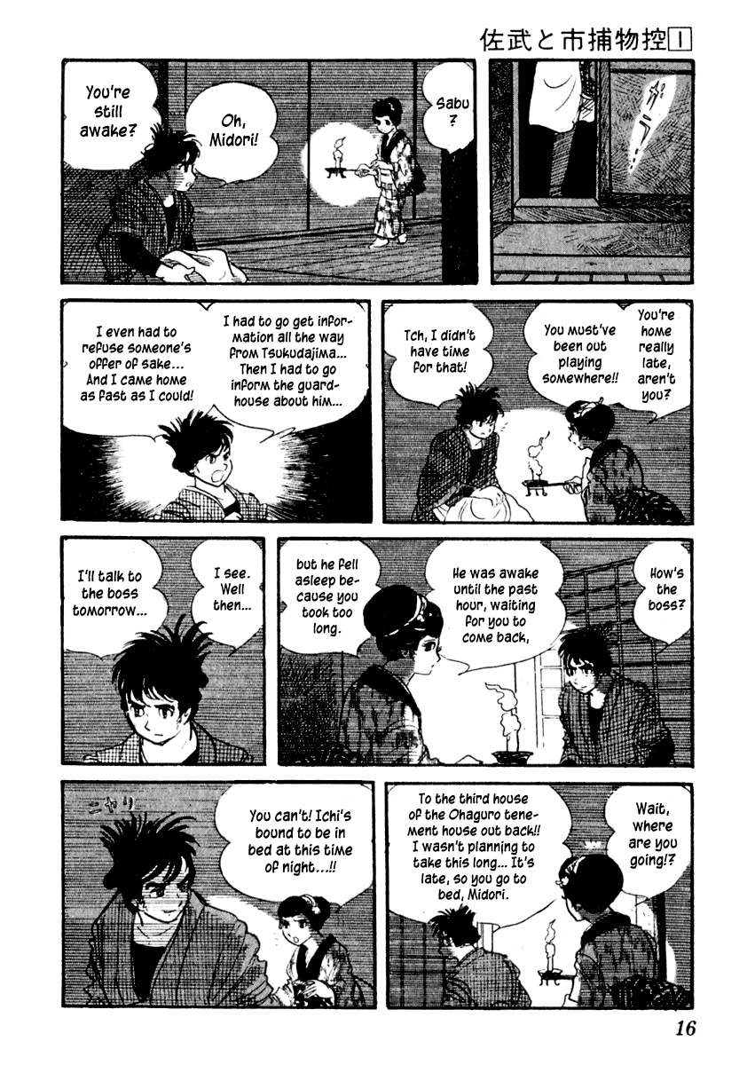 Sabu to Ichi Torimonohikae Chapter 1 page 20 - Chapter 1: Tale of the Sumida River