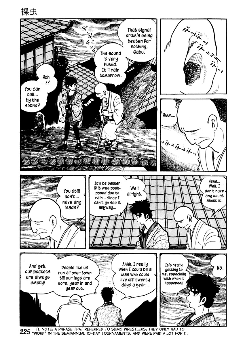 Sabu to Ichi Torimonohikae Chapter 22 page 6 - Chapter 22: Caterpillar