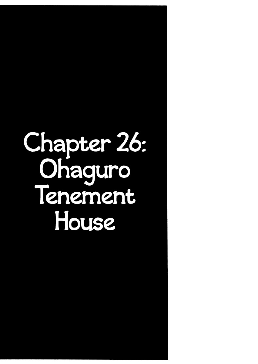 Sabu to Ichi Torimonohikae Chapter 26 page 1 - Chapter 26: Ohaguro Tenement House