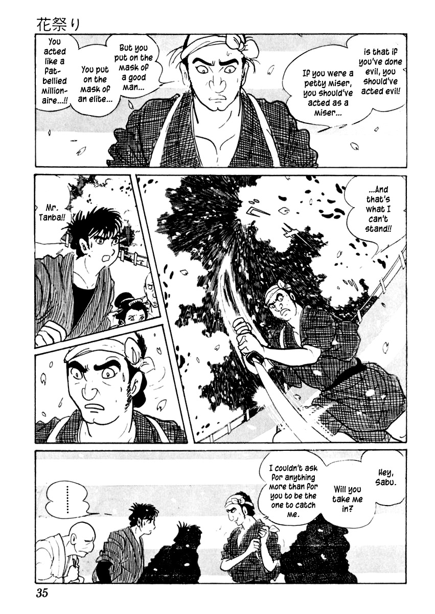 Sabu to Ichi Torimonohikae Chapter 30 page 36 - Chapter 30: Flower Festival