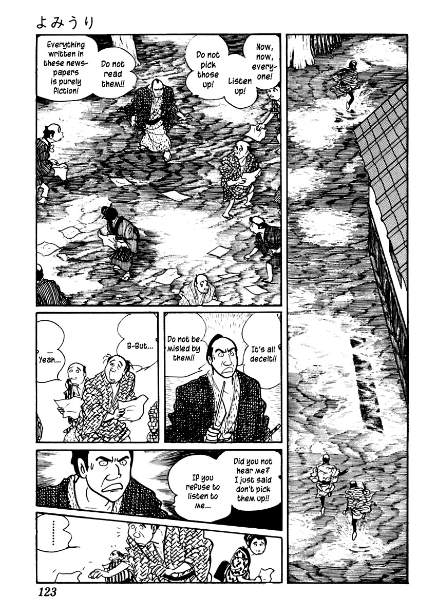 Sabu to Ichi Torimonohikae Chapter 33 page 9 - Chapter 33: Newspaper
