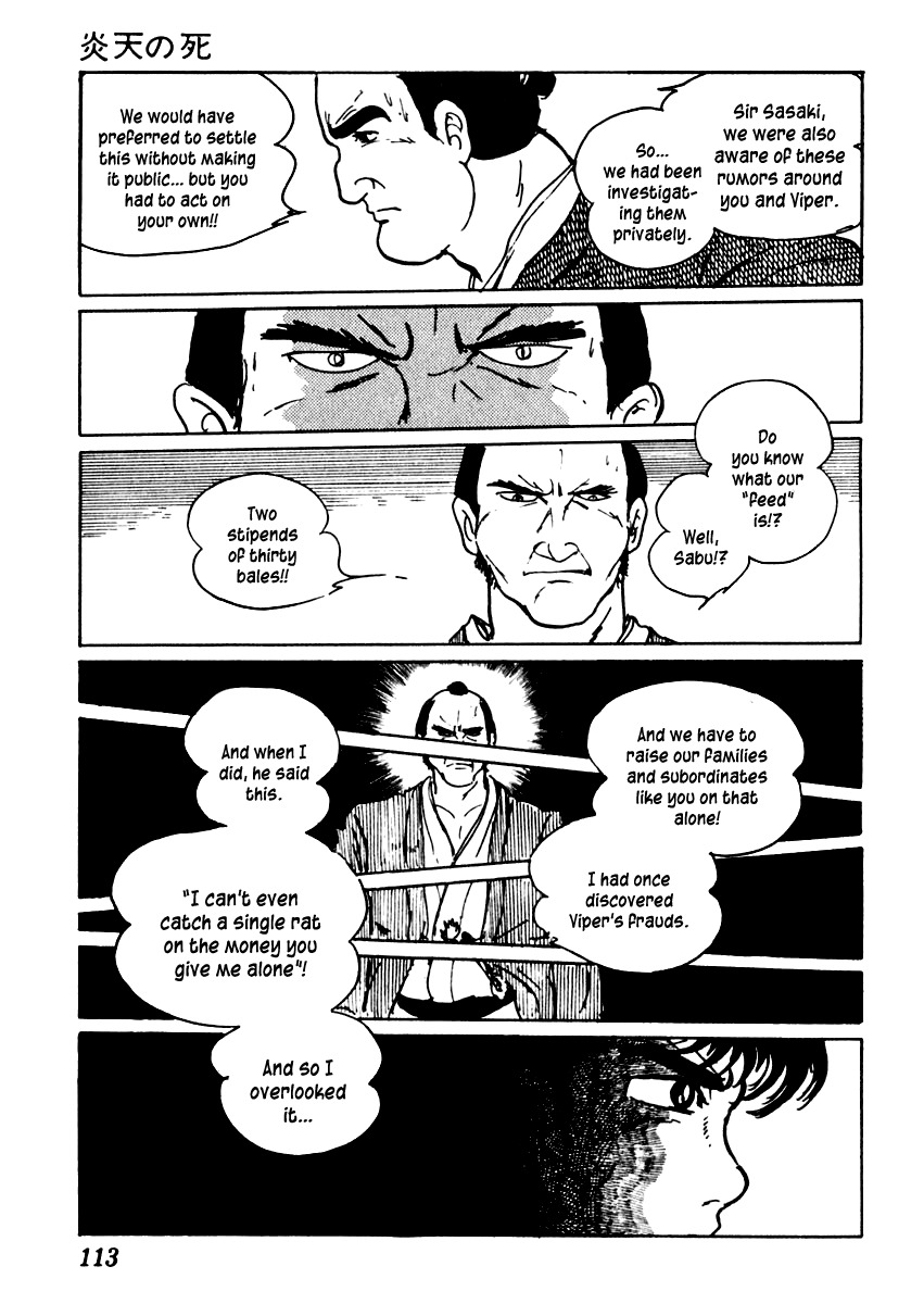 Sabu to Ichi Torimonohikae Chapter 45 page 20 - Chapter 45: Death of the Blazing Sun