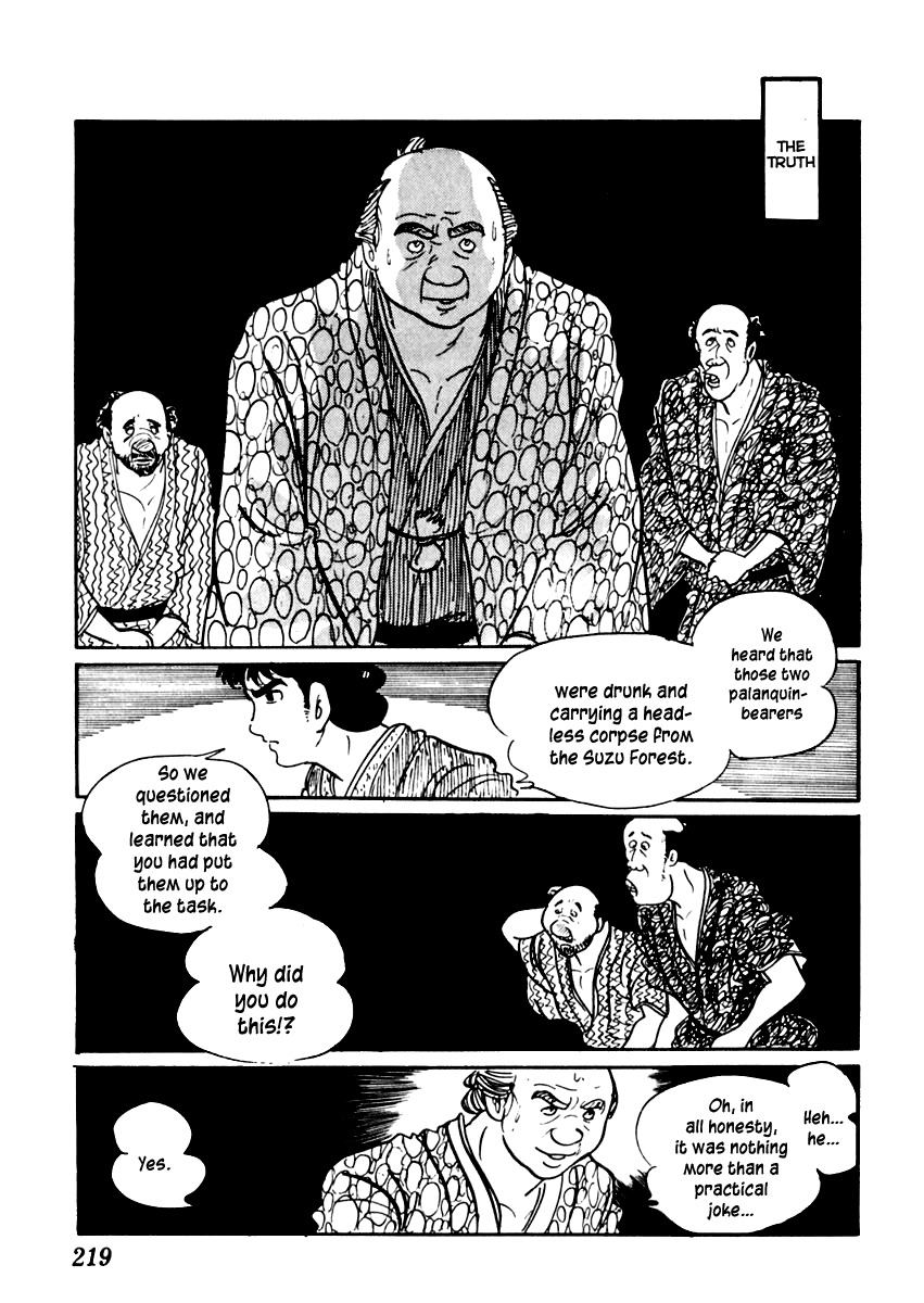 Sabu to Ichi Torimonohikae Chapter 48 page 30 - Chapter 48: All Night in Search of a Harvest Moon or Lake