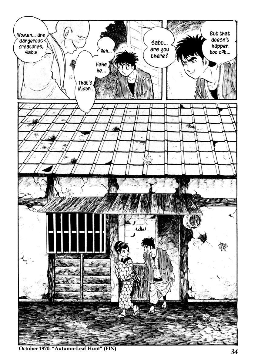 Sabu to Ichi Torimonohikae Chapter 50 page 39 - Chapter 50: The Autumn-Leaf Hunt