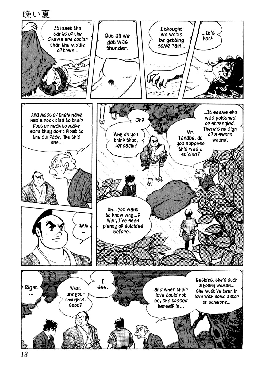 Sabu to Ichi Torimonohikae Chapter 6 page 13 - Chapter 6: Late Summer