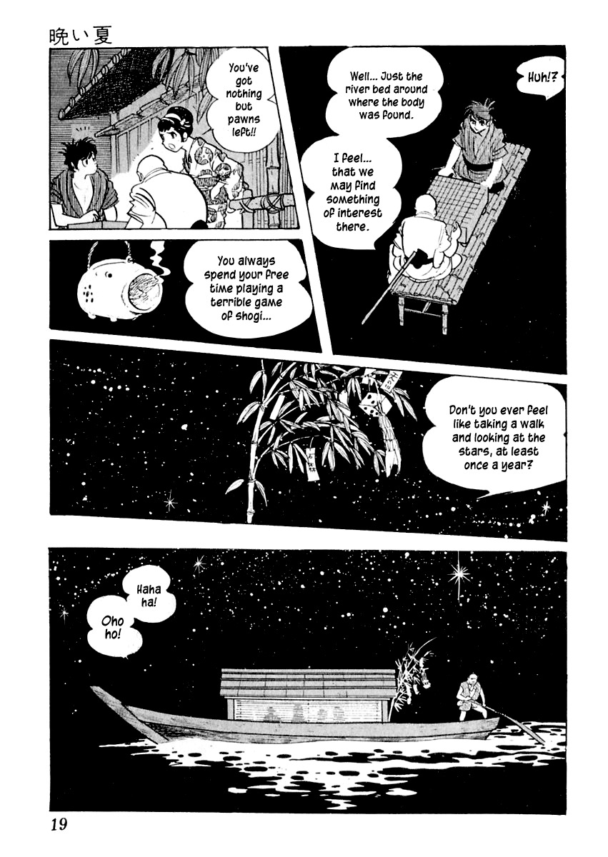 Sabu to Ichi Torimonohikae Chapter 6 page 19 - Chapter 6: Late Summer