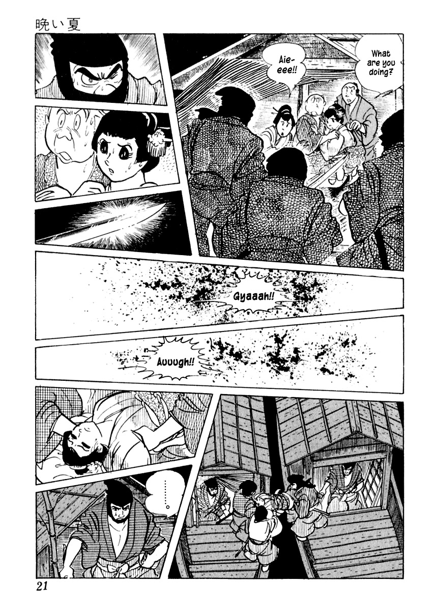 Sabu to Ichi Torimonohikae Chapter 6 page 21 - Chapter 6: Late Summer