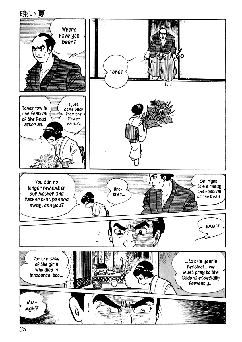 Sabu to Ichi Torimonohikae Chapter 6 page 35 - Chapter 6: Late Summer