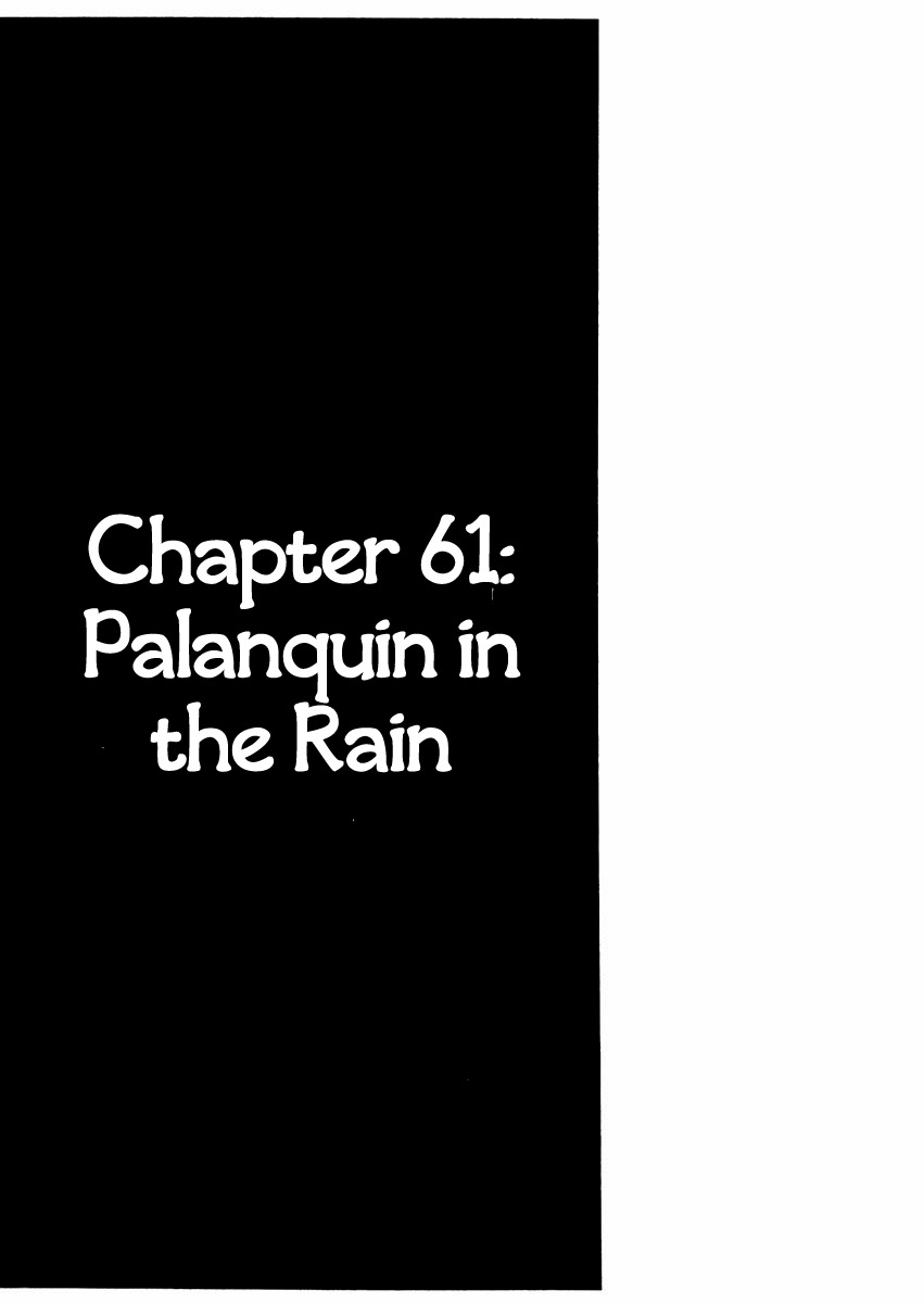 Sabu to Ichi Torimonohikae Chapter 61 page 1 - Chapter 61: Palanquin in the Rain