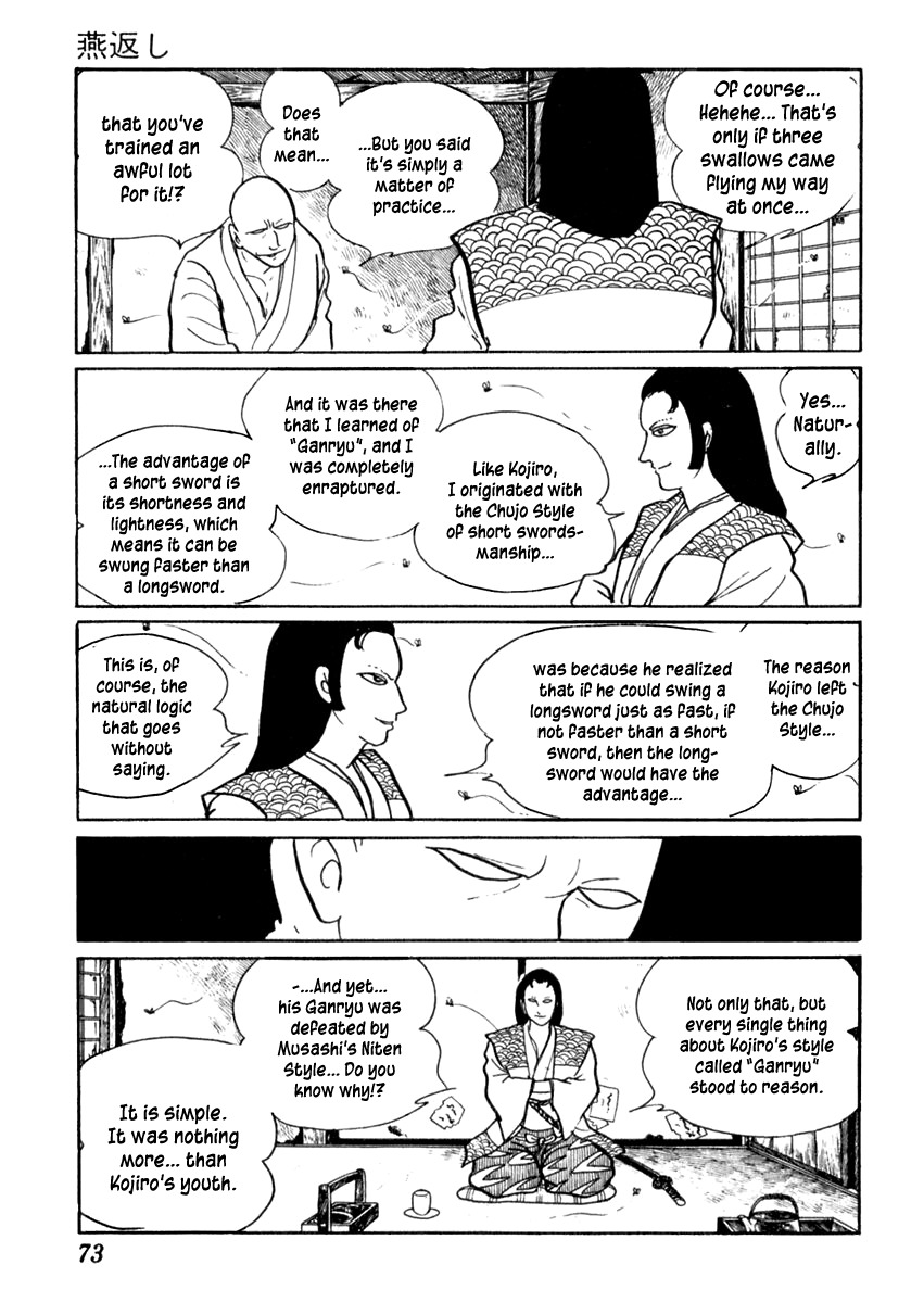 Sabu to Ichi Torimonohikae Chapter 66 page 6 - Chapter 66: Swallow Counter