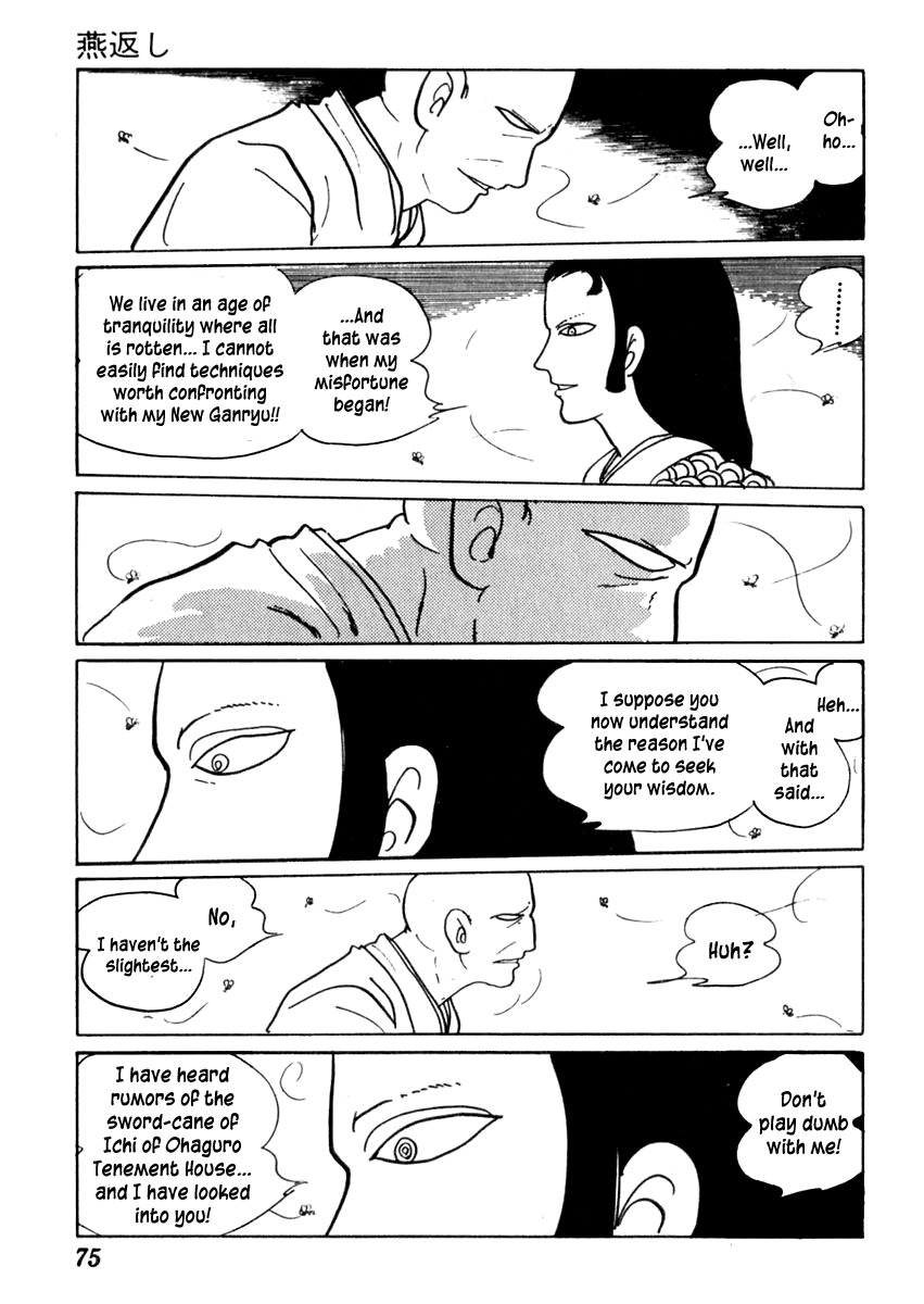 Sabu to Ichi Torimonohikae Chapter 66 page 8 - Chapter 66: Swallow Counter