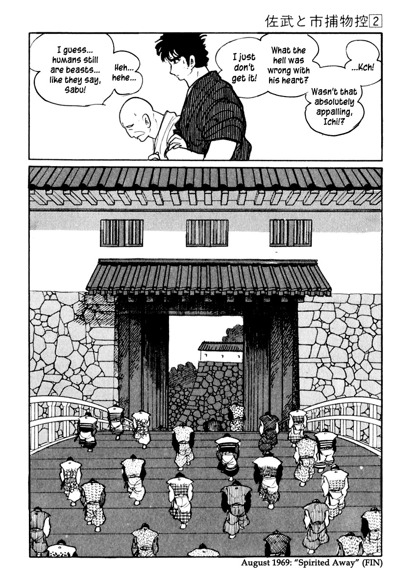Sabu to Ichi Torimonohikae Chapter 7 page 35 - Chapter 7: Spirited Away