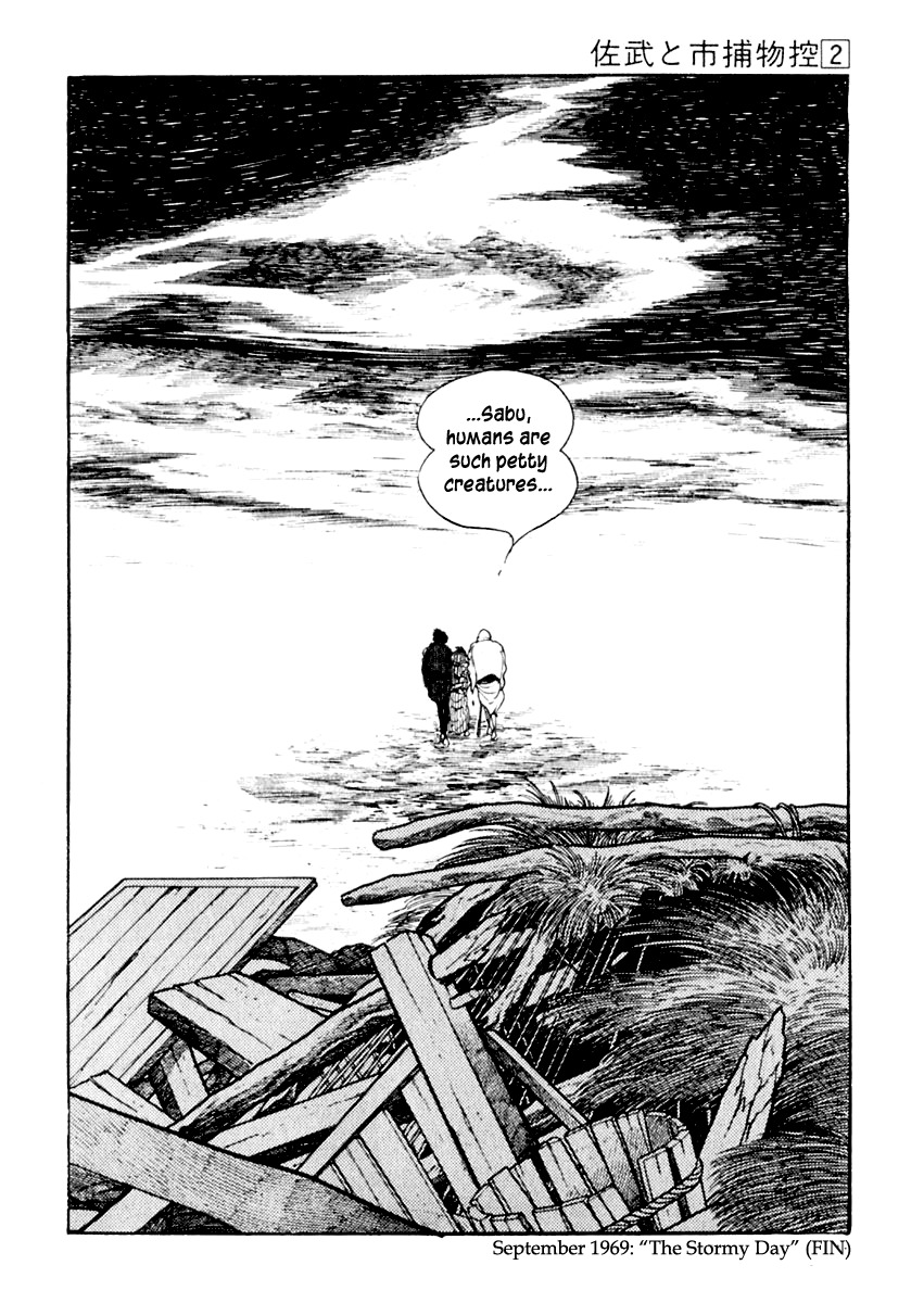 Sabu to Ichi Torimonohikae Chapter 8 page 34 - Chapter 8: The Stormy Day