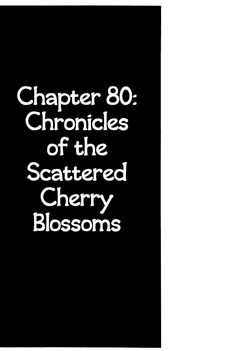 Sabu to Ichi Torimonohikae Chapter 80 page 1 - Chapter 80: Chronicles of the Scattered Cherry Blossoms