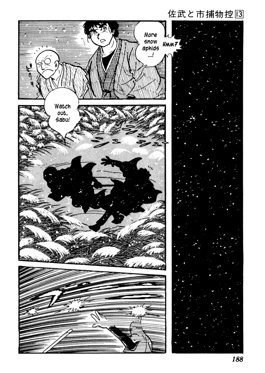 Sabu to Ichi Torimonohikae Chapter 82 page 34 - Chapter 82: Snow Aphid