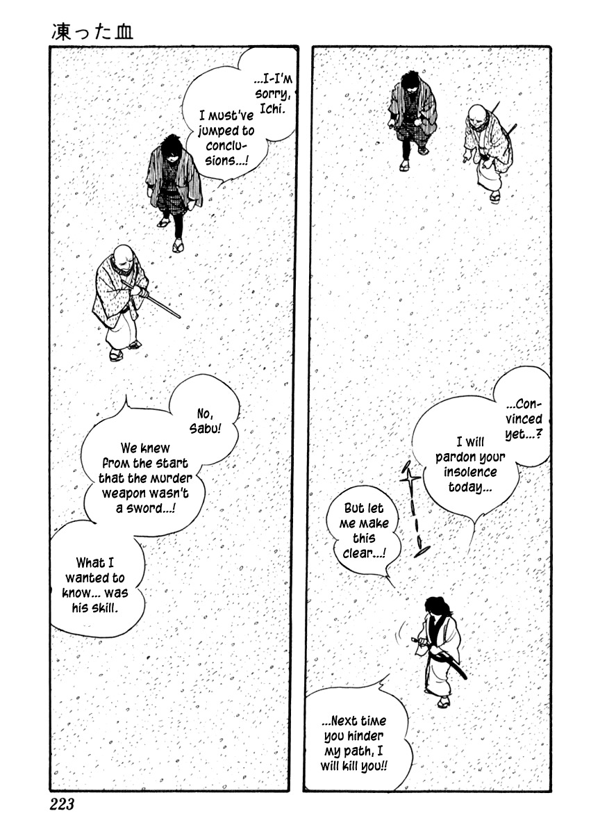 Sabu to Ichi Torimonohikae Chapter 83 page 22 - Chapter 83: The Frozen Blood