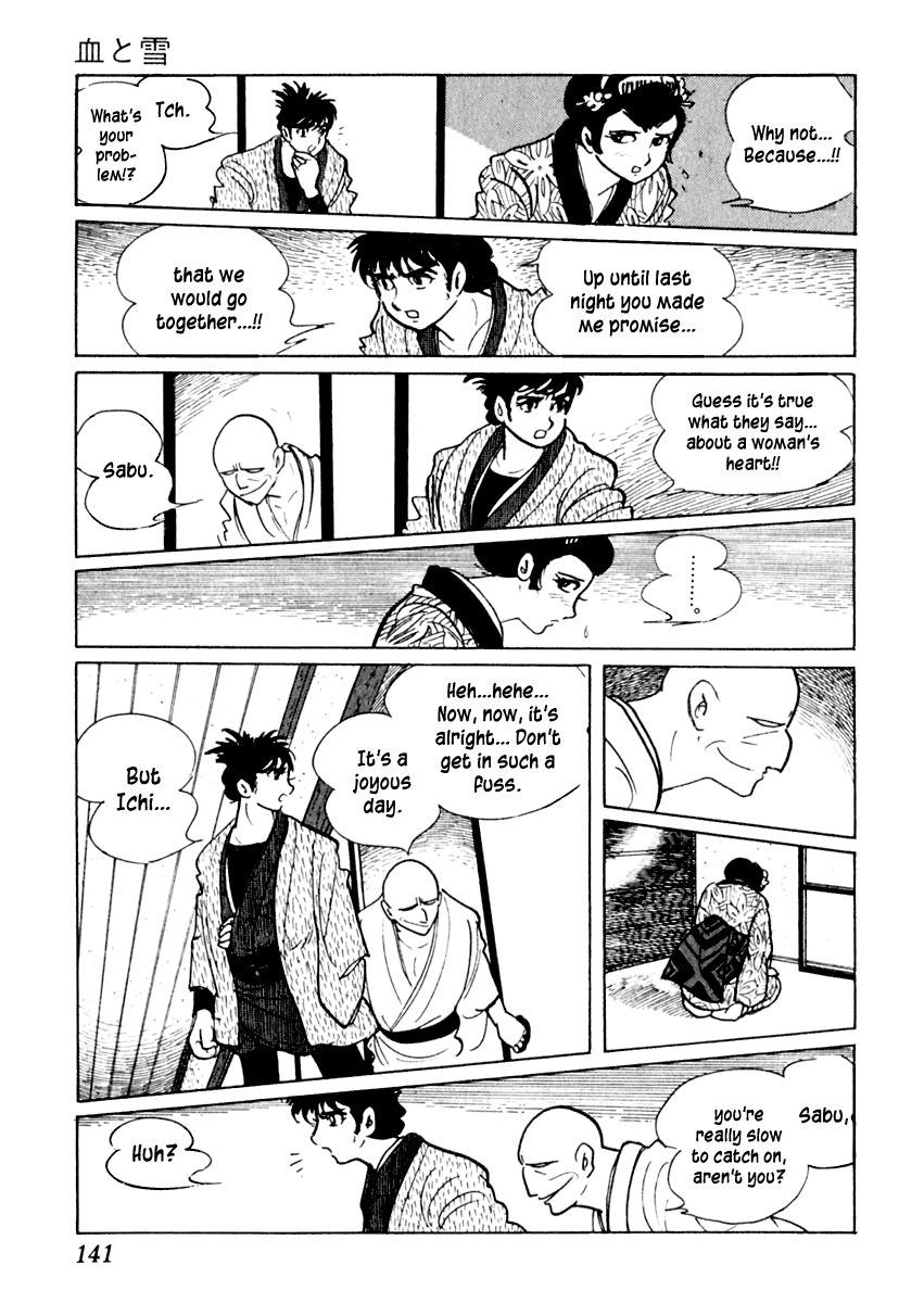 Sabu to Ichi Torimonohikae Chapter 9 page 8 - Chapter 9: Blood and Snow