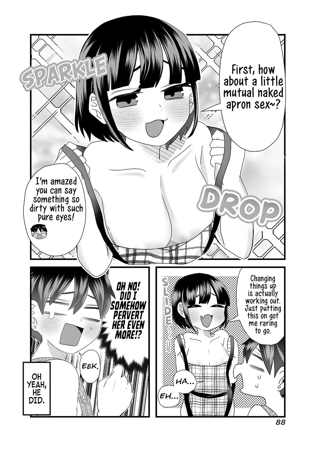 Sacchan and Ken-chan Are Going at it Again Chapter 10 page 6 - Chapter 10: My girlfriend's naked apron.
