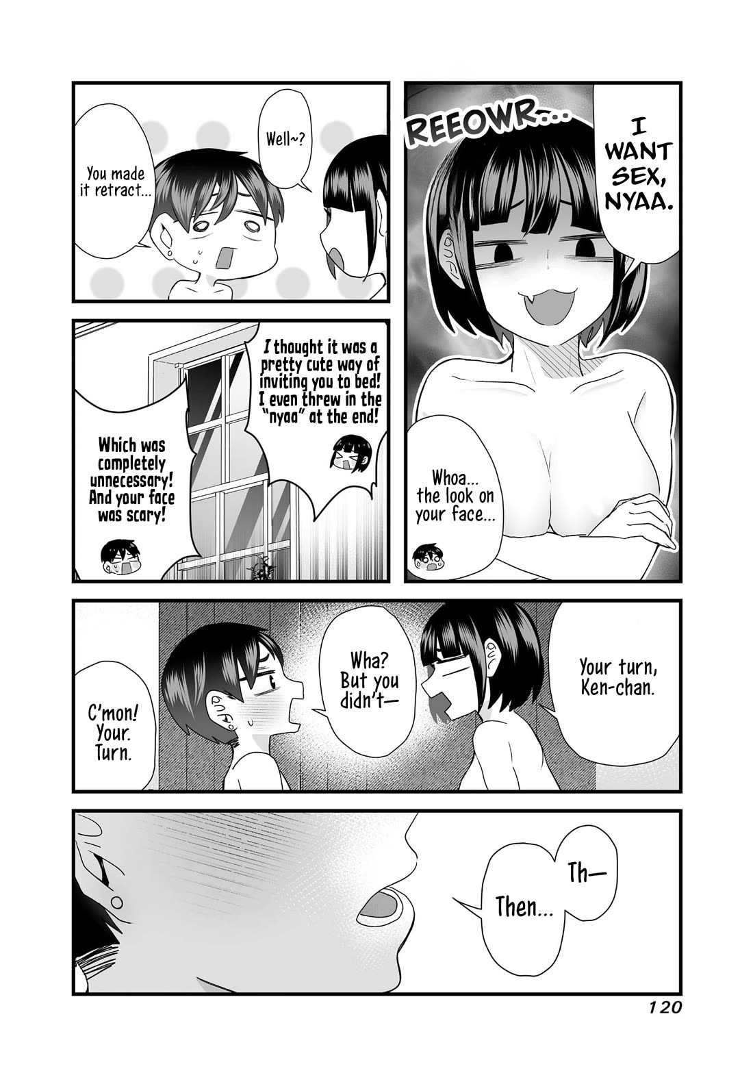 Sacchan and Ken-chan Are Going at it Again Chapter 14 page 4 - Chapter 14: My boyfriend propositions weird.