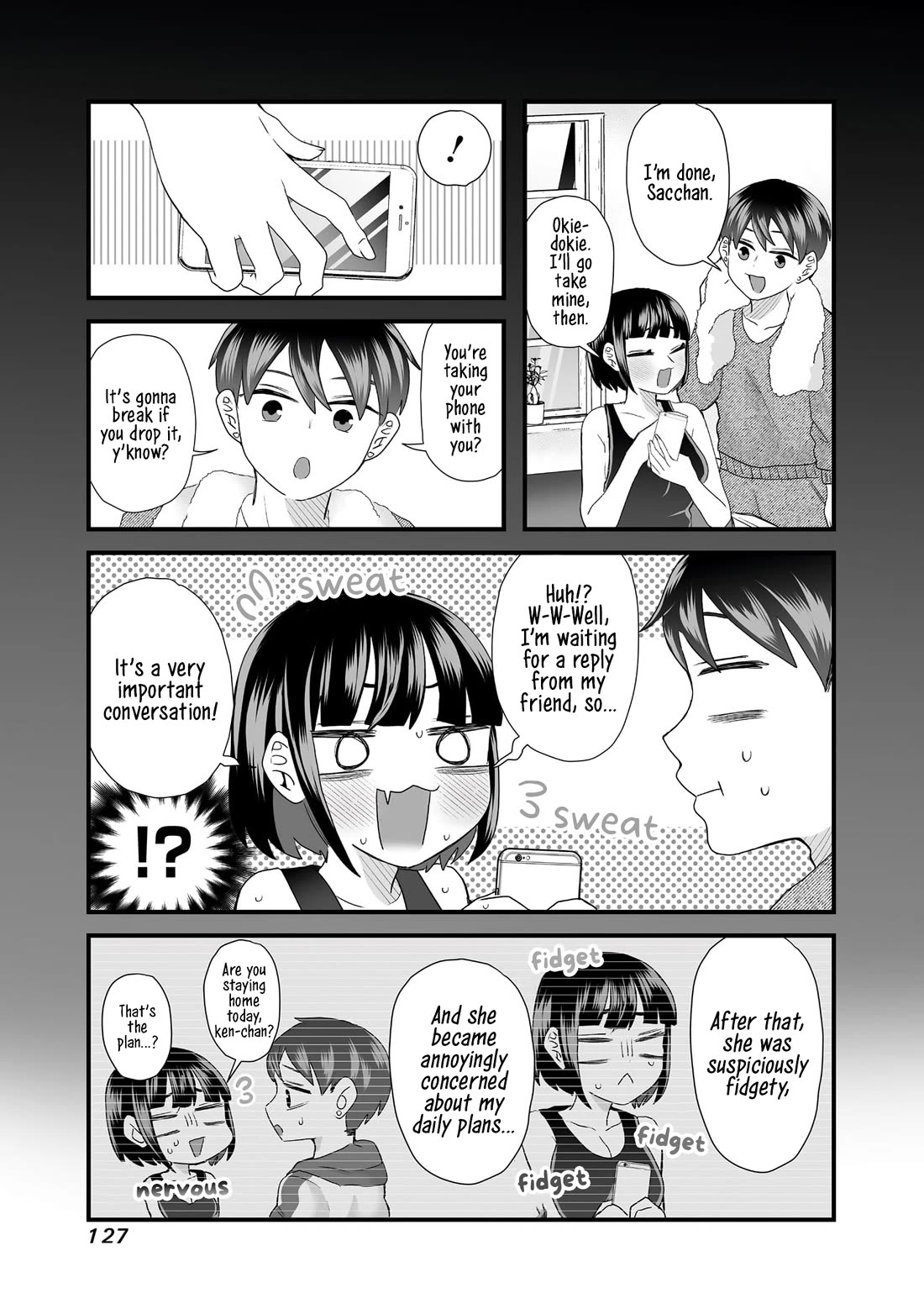 Sacchan and Ken-chan Are Going at it Again Chapter 15 page 3 - Chapter 15: My girlfriend is hiding something.