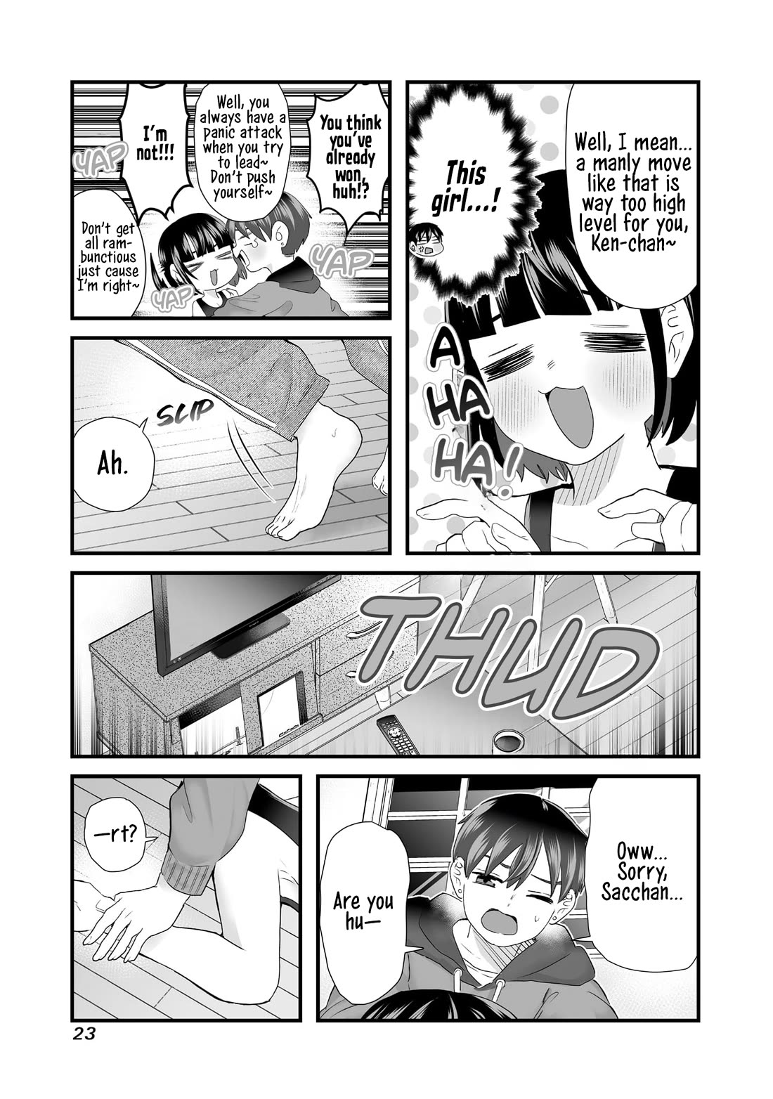 Sacchan and Ken-chan Are Going at it Again Chapter 3 page 3 - Chapter 3: My boyfriend wants to show off his manliness.