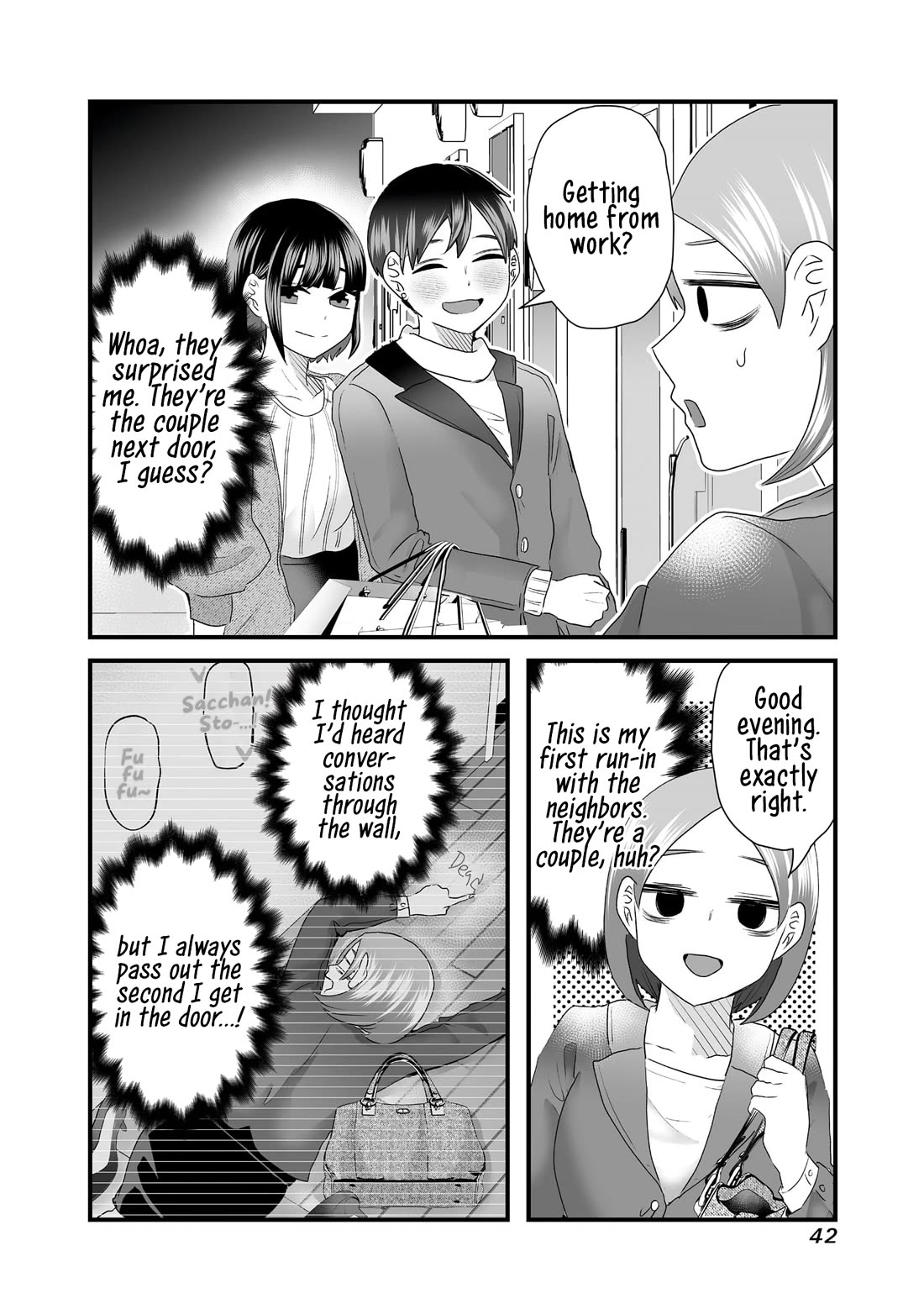 Sacchan and Ken-chan Are Going at it Again Chapter 5 page 4 - Chapter 5: The neighbor wants to stan them.