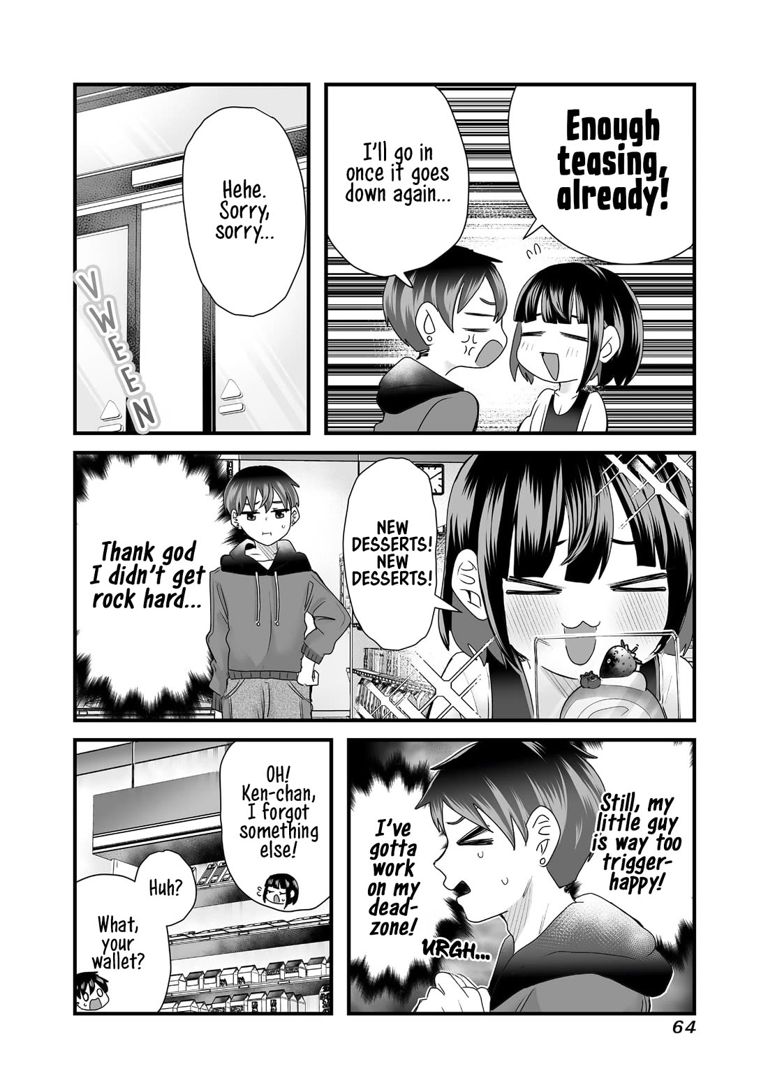 Sacchan and Ken-chan Are Going at it Again Chapter 7 page 8 - Chapter 7: She's not wearing any.