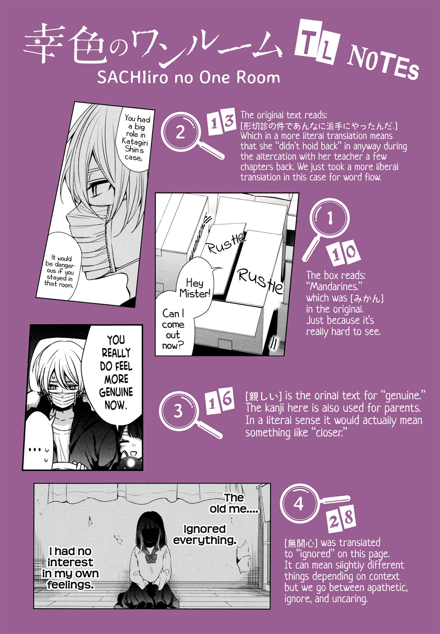 Sachi-iro no One Room Chapter 27 page 36 - Chapter 27