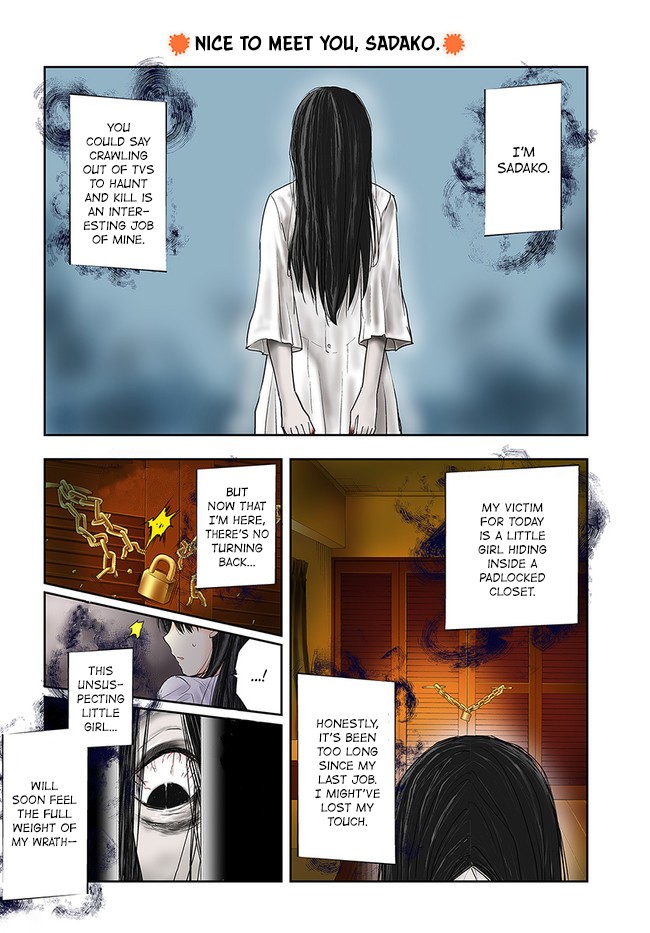 Sadako-san and Sadako-chan Chapter 1 page 3 - Chapter 1: Hello, My Name is Sadako
