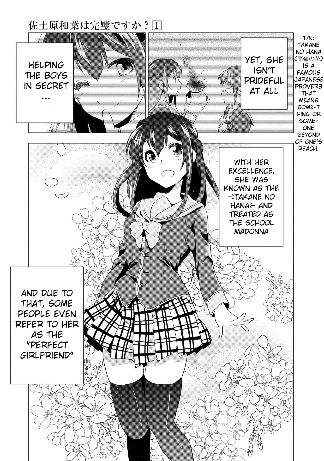 Sadohara Kazuha Wa Kanpeki Desuka? Chapter 1.1 page 18 - Chapter 1.1: Her name is Sadohara Kazuha