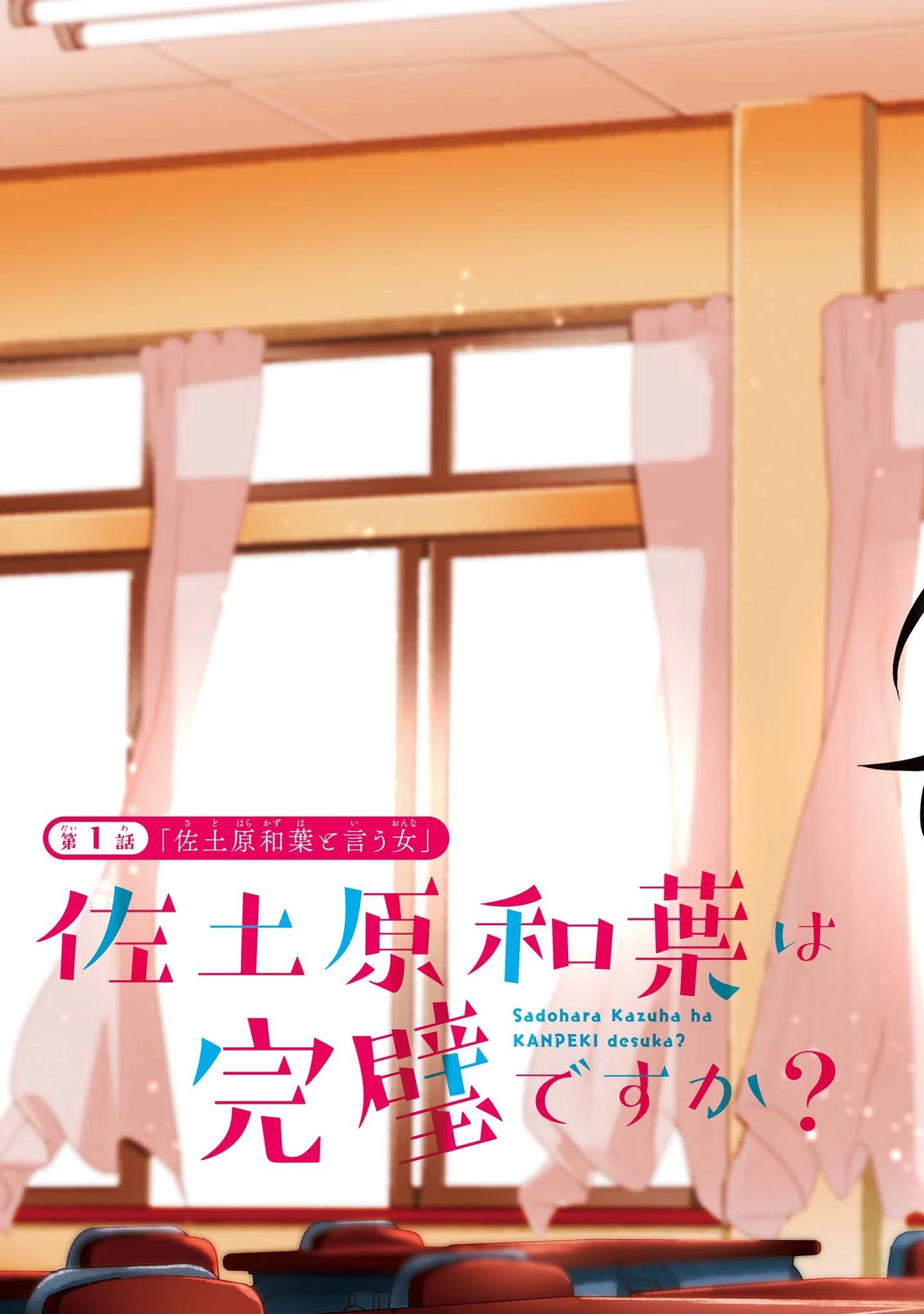 Sadohara Kazuha Wa Kanpeki Desuka? Chapter 1.1 page 3 - Chapter 1.1: Her name is Sadohara Kazuha