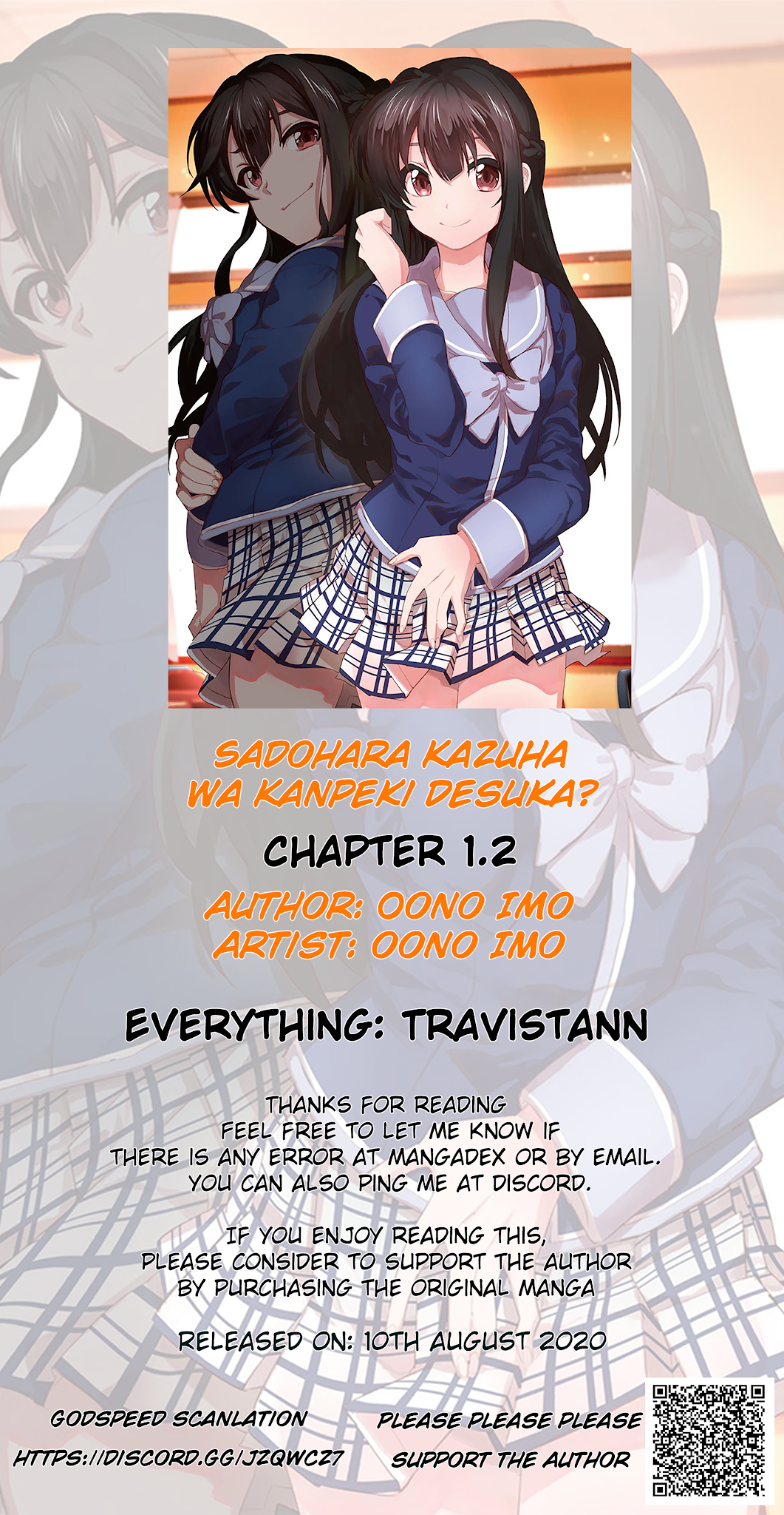 Sadohara Kazuha Wa Kanpeki Desuka? Chapter 1.2 page 17 - Chapter 1.2: Her name is Sadohara Kazuha