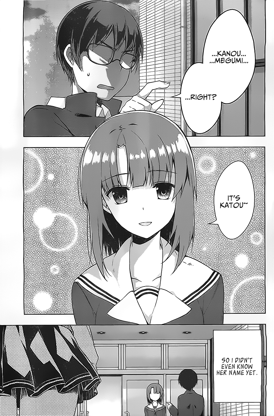Saenai Kanojo no Sodatekata - Egoistic-Lily Chapter 1 page 14 - Chapter 1 : A Fated Encounter, An Uncertain Future