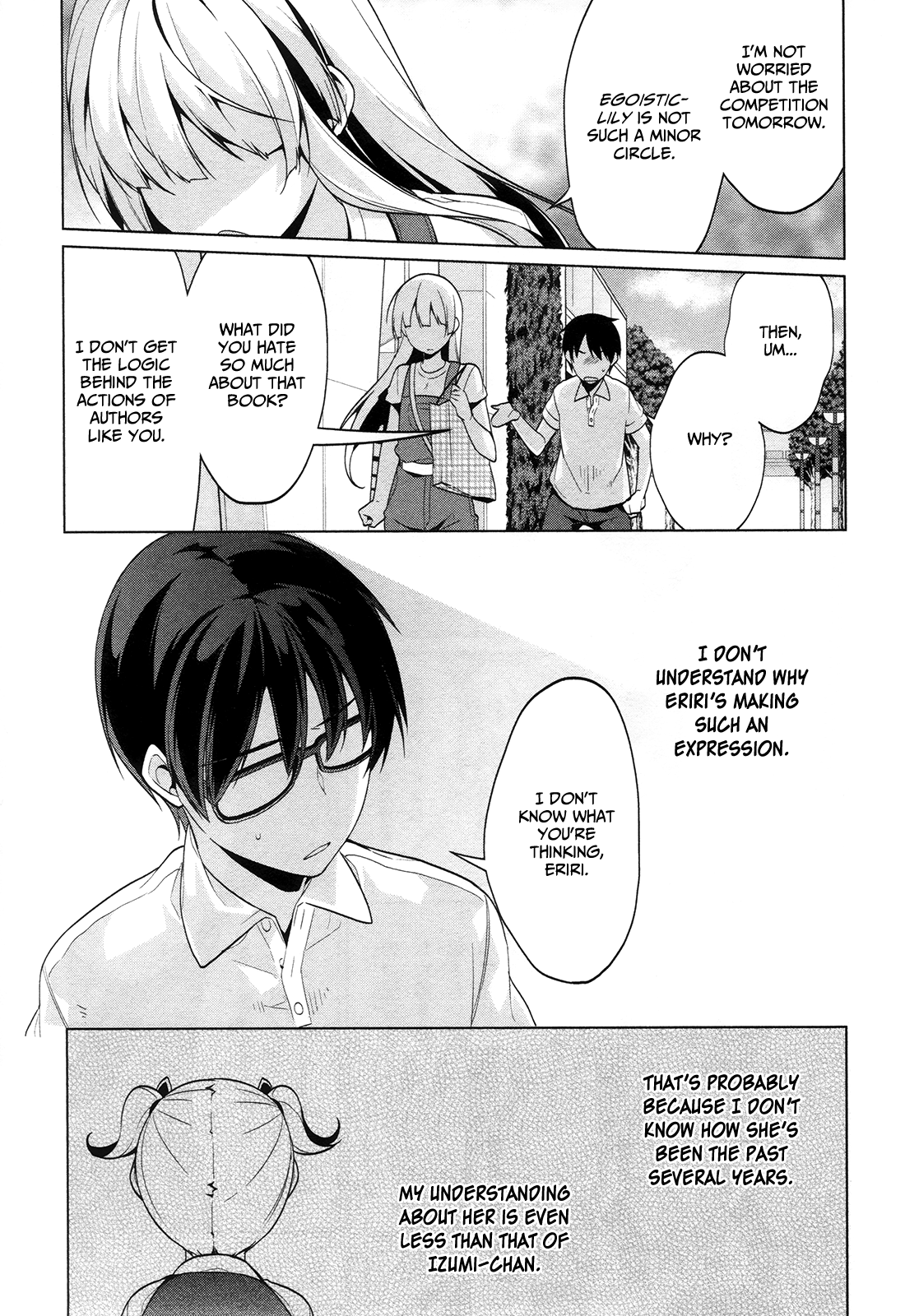 Saenai Kanojo no Sodatekata - Egoistic-Lily Chapter 10.2 page 12 - Chapter 10 (v2) : The Second Day Is Over