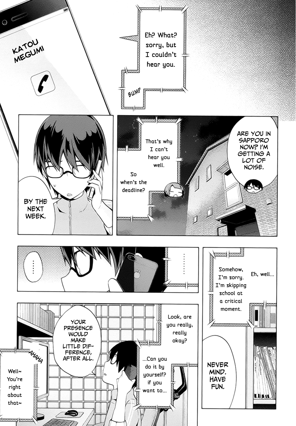 Saenai Kanojo no Sodatekata - Egoistic-Lily Chapter 4 page 14 - Chapter 4 : It Would Be A Bad Omen If I Were To Say That "Our Fight Has Onl...