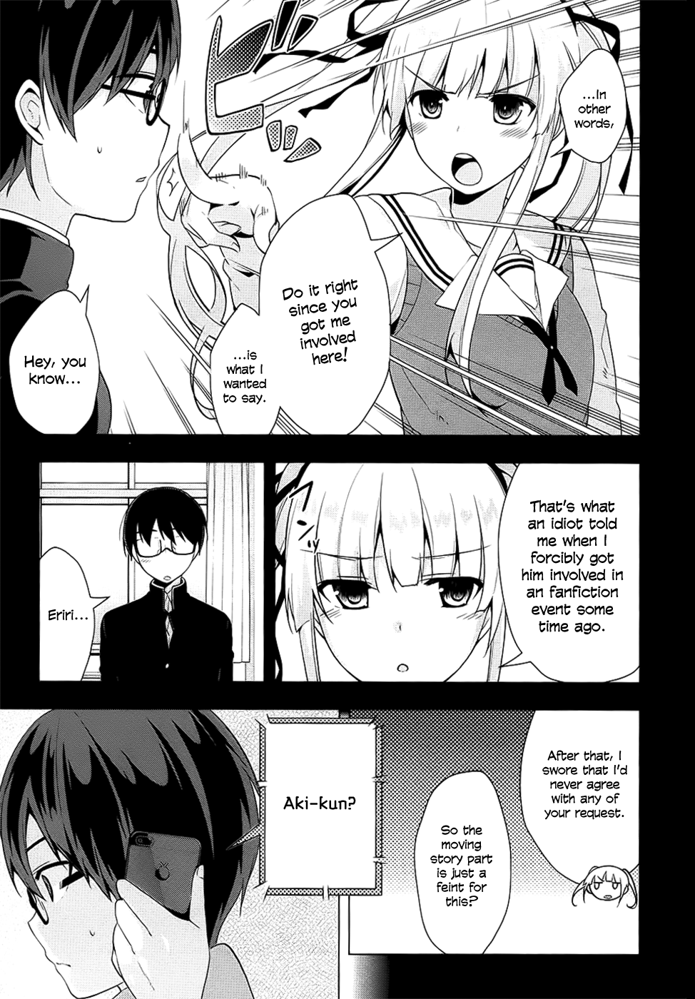 Saenai Kanojo no Sodatekata - Egoistic-Lily Chapter 4 page 16 - Chapter 4 : It Would Be A Bad Omen If I Were To Say That "Our Fight Has Onl...