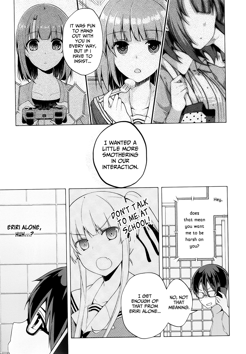 Saenai Kanojo no Sodatekata - Egoistic-Lily Chapter 4 page 18 - Chapter 4 : It Would Be A Bad Omen If I Were To Say That "Our Fight Has Onl...
