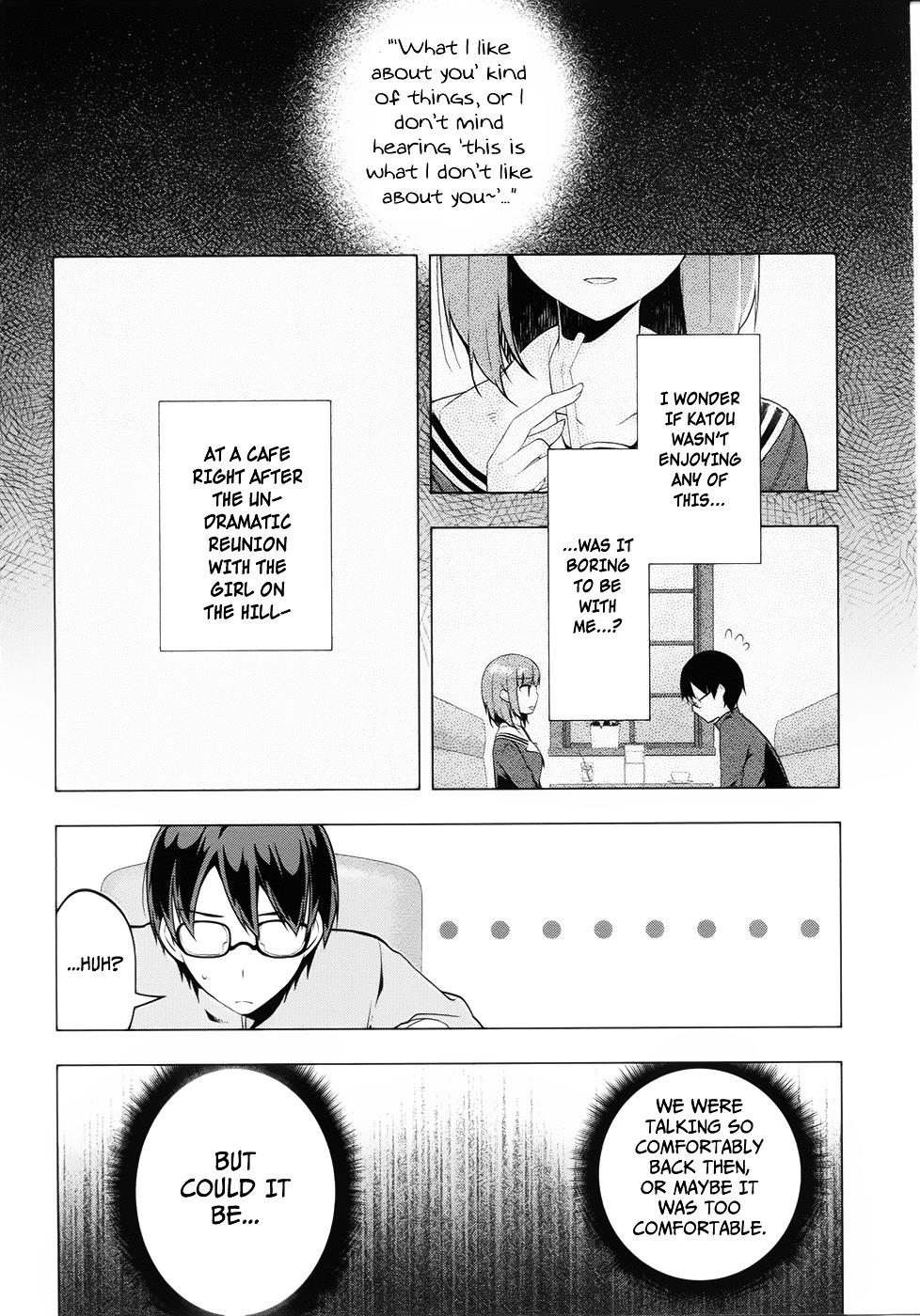 Saenai Kanojo no Sodatekata - Egoistic-Lily Chapter 5.2 page 3 - Chapter 5v2 : A Sudden Route Change