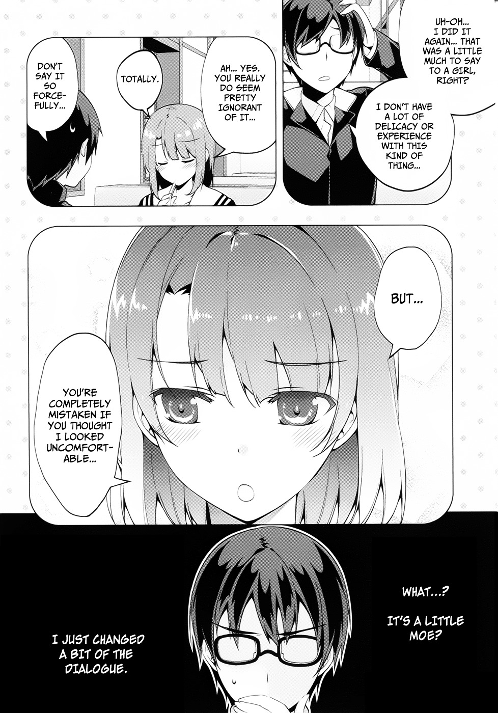 Saenai Kanojo no Sodatekata - Egoistic-Lily Chapter 5.2 page 7 - Chapter 5v2 : A Sudden Route Change